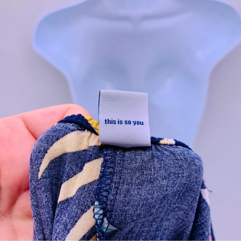 Old Navy V Neck Floral Maxi Dress Womens Size M - Picture 7 of 11